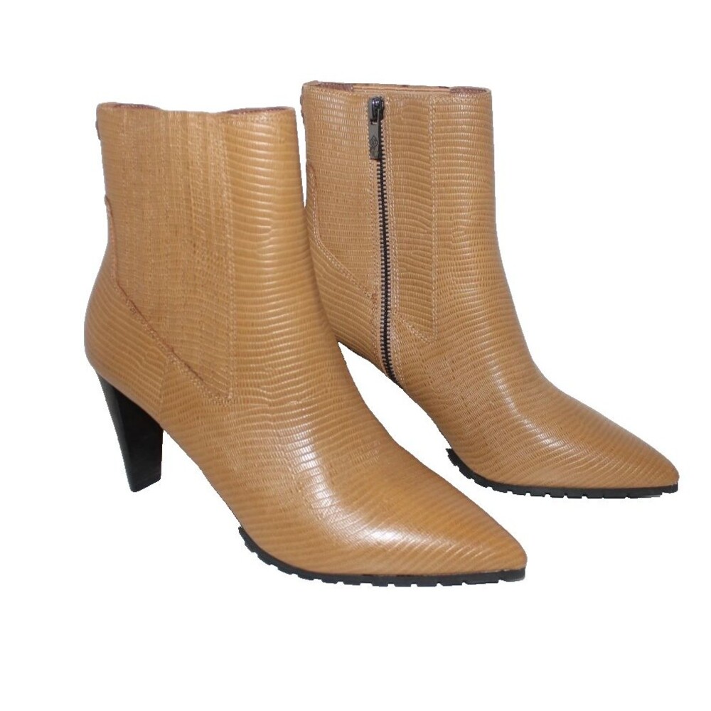 Donald Pliner Deniz Pointed Toe Bootie Caramel Size 7.5 M